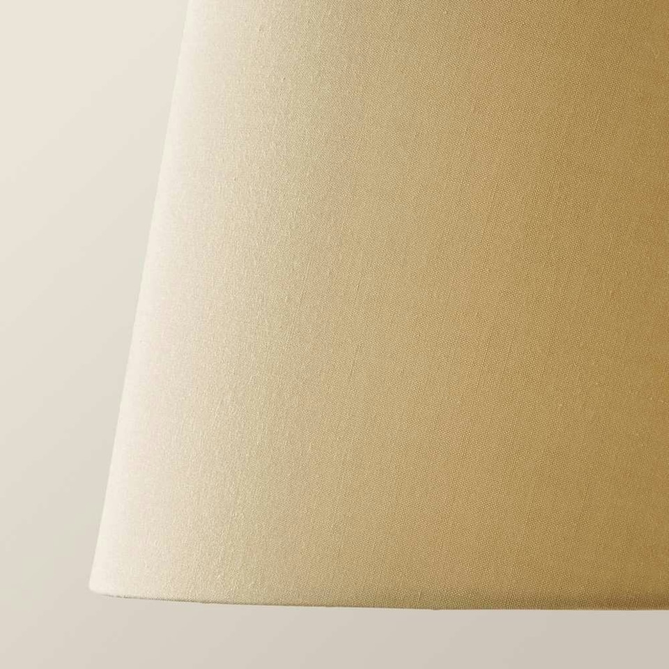 image 1 of ValueLights Aspen Small Natural Tapered Ceiling Lamp Shade Cream