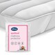 image 1 of Silentnight Quilted Mattress Protector | White | Small Double