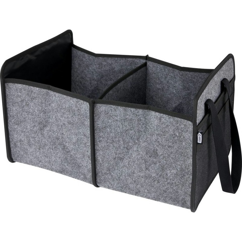 image 1 of Felt Car Boot Organiser - Medium Grey - One Size
