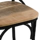 image 2 of Franklin Hardwood Shaped Barstool - Black - One Size Black