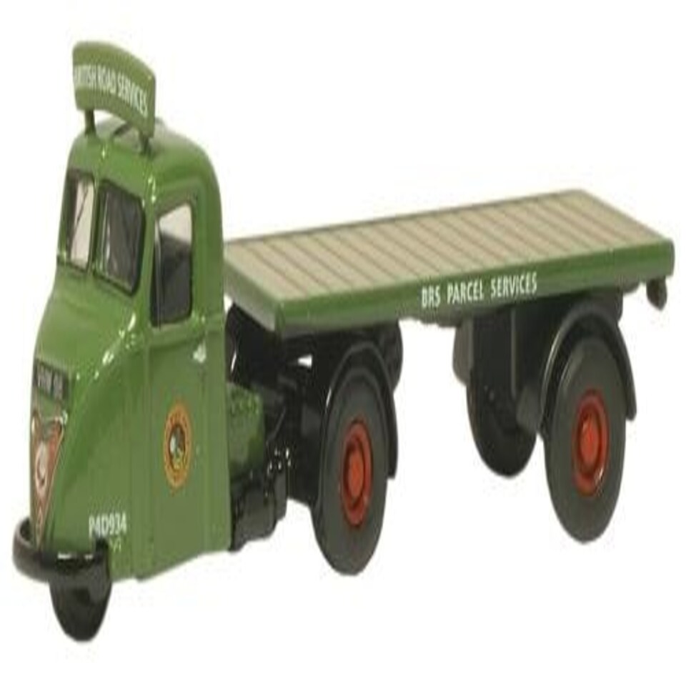 Oxford Diecast Scammell Scarab Flatbed Trailer BRS Parcels