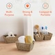image 5 of VonHaus Storage Seagrass Baskets Brown | One Size