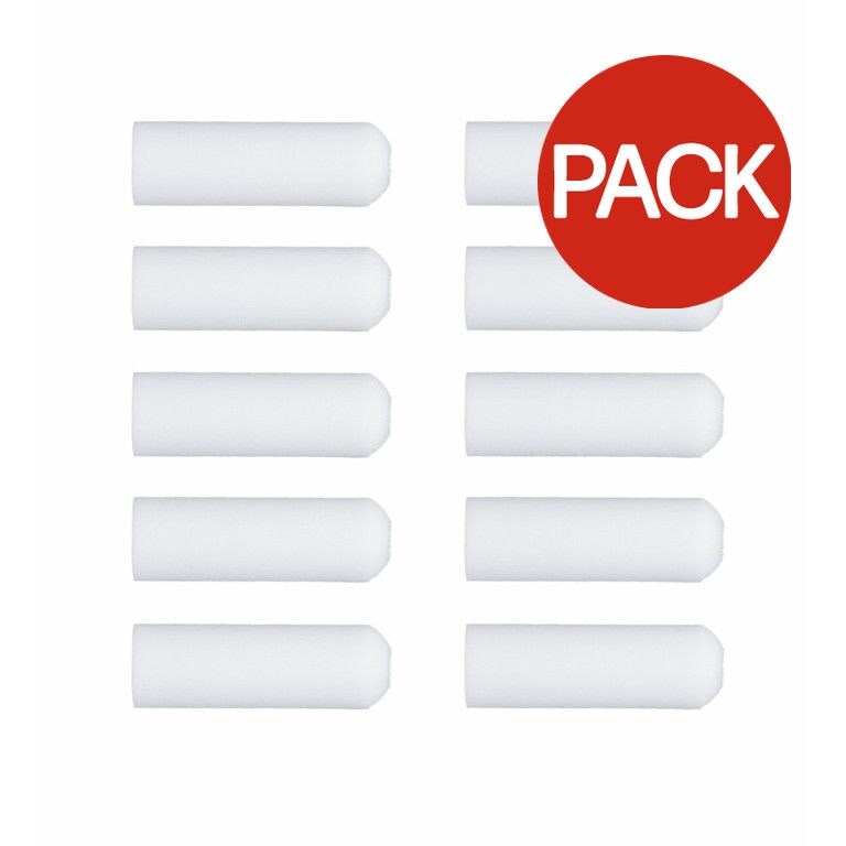Harris Seriously Good Gloss Paint Roller Sleeve (Pack of 10) - White - One Size