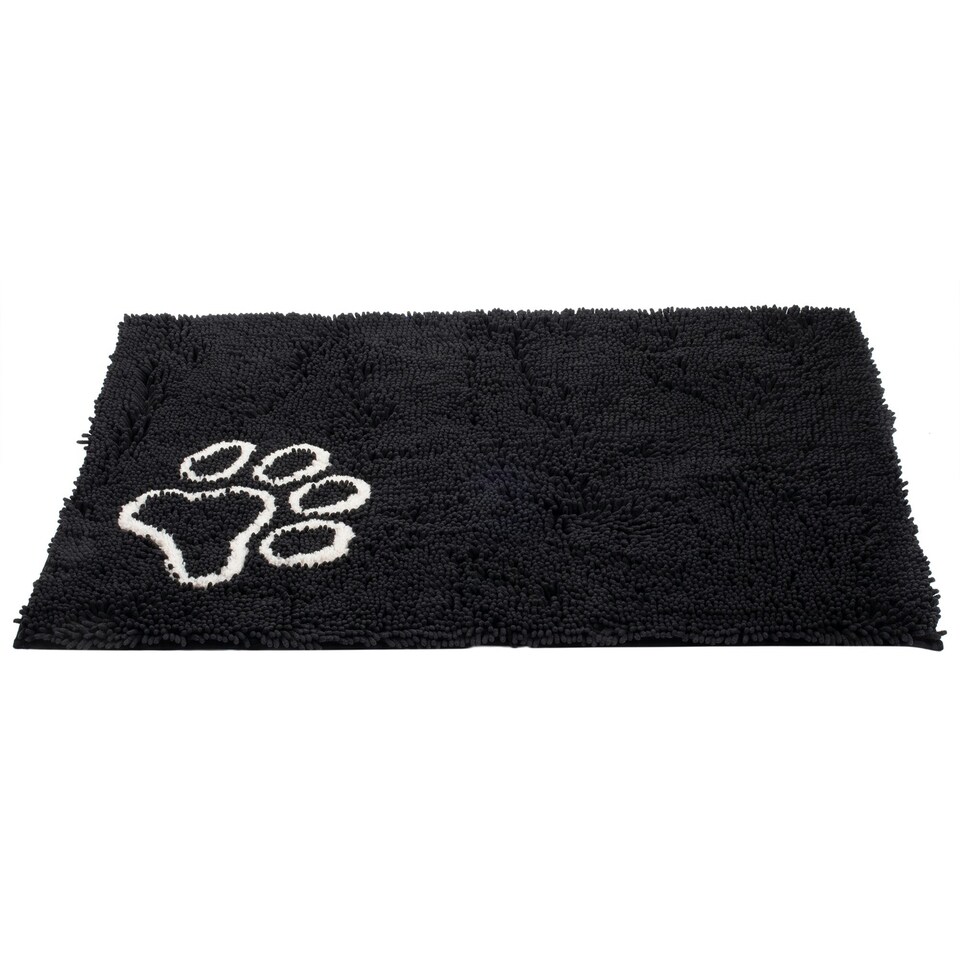 image 1 of Bunty Soft Long Pile Microfibre Mat Grey | S