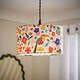image 2 of ValueLights Kids Bright Floral Easy Fit Ceiling Light Shade