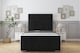 image 1 of Sloomy Lancaster Black Plush Bed Frame With 50" Upholstered Headboard 6' Super King