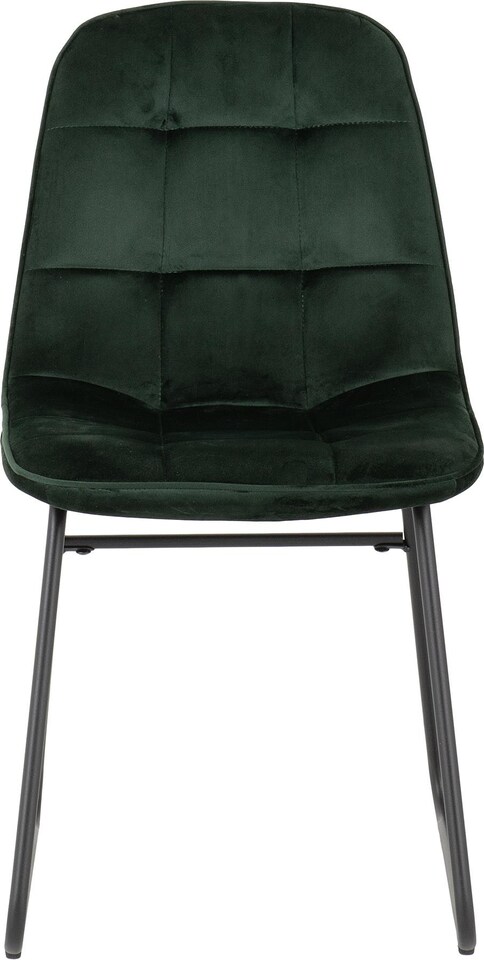 image 1 of Pair of Lukas Velvet Dining Chairs | Green | Emerald Green | 2
