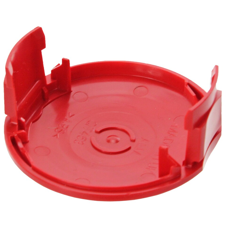 image 1 of SPARES2GO Dual Strimmer Line Spool + Cover Cap Kit compatible with McGregor 350w MET3525 Trimmer