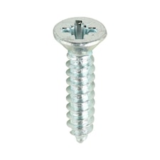 Timco - Self-Tapping Screws - PZ - Countersunk - Zinc (Size 8 x 3/4 - 200 Pieces)