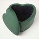image 8 of Homescapes Arundel Heart-Shaped Velvet Footstool with Storage, Emerald