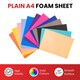 image 2 of Pack of 10 A4 Turquoise Coloured Eva Foam Sheets | Blue | Turquoise | A4