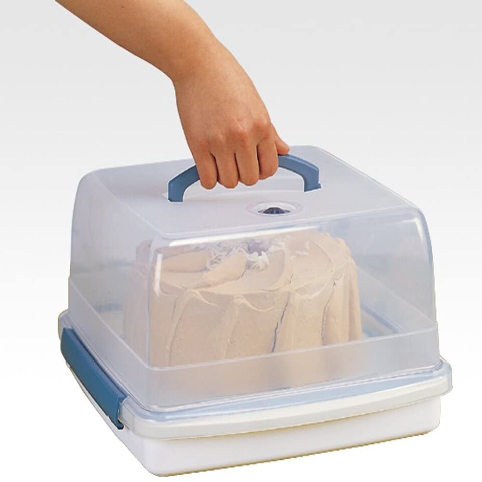 image 1 of LocknLock Classic Square Cake Carrier Pastry Food Storage Container - 12.6 L
