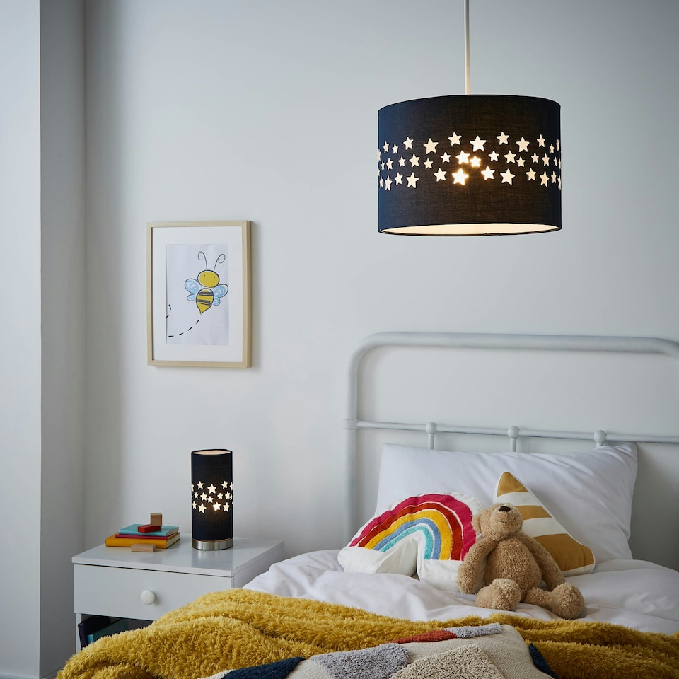 image 1 of BHS Glow Kid's LED Stars Table Lamp, Blue
