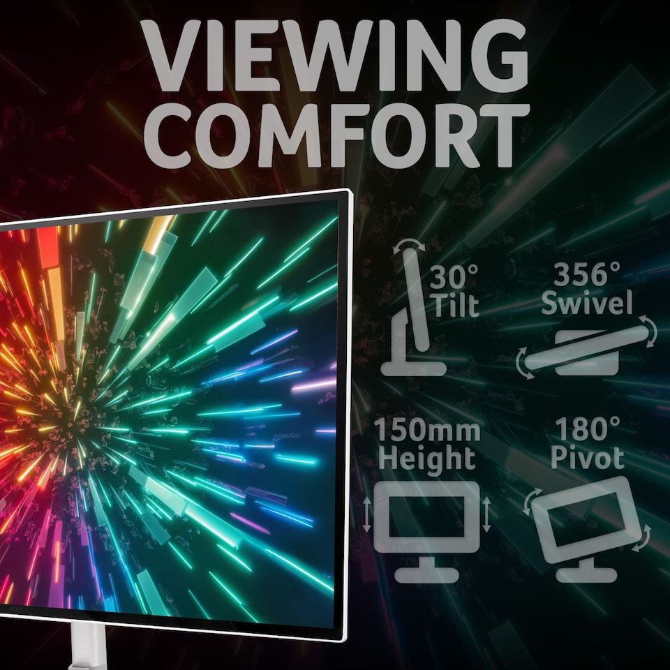 image 1 of Acer 240HZ Computer Monitors - 26.5 Inches - White
