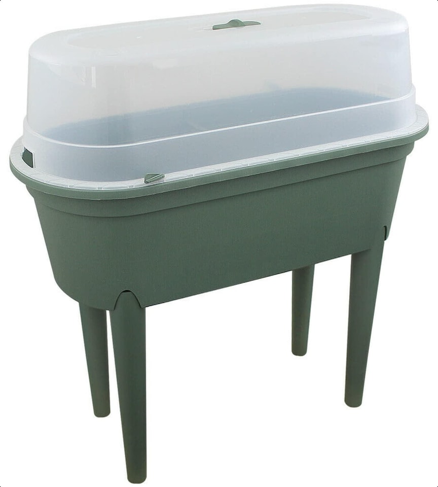 image 1 of Mini Propagator Greenhouse Raised Trug