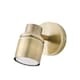 image 1 of ValueLights Benton Antique Brass IP44 Bathroom Adjustable Wall Light | Gold