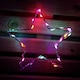 image 7 of 2.6m Set of 10 Star Curtain Lights 227 Rainbow LEDs Microbrights String Lights