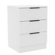 image 10 of Vida Designs Trega 3 Drawer Bedside Chest Bedroom Storage Unit, (H) 50cm x (W) 39cm x (D) 28cm, White