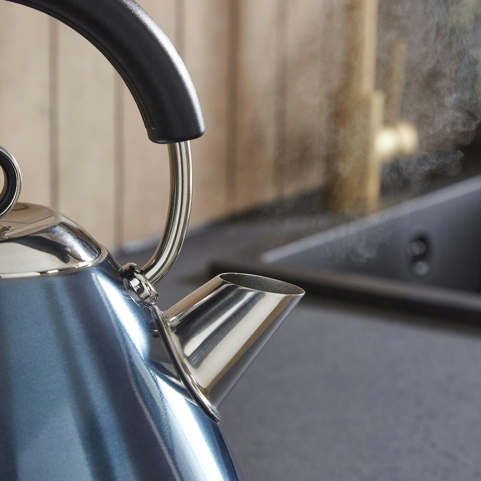 image 1 of Morphy Richards Accents Pyramid Kettle Blue