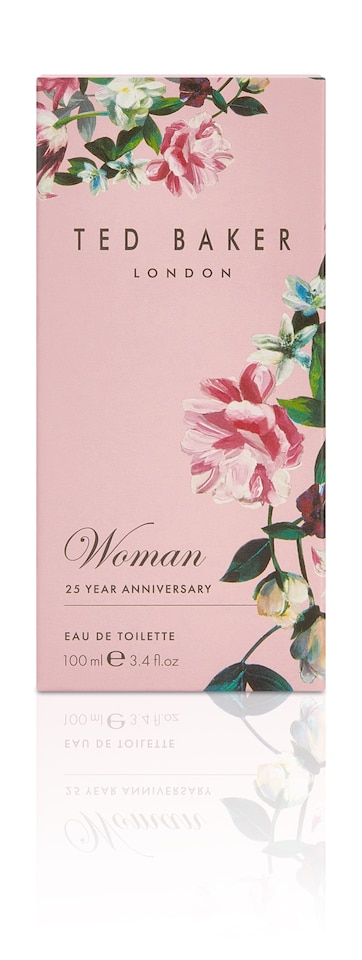 image 1 of DELETE Ted Baker Woman Pink EDT, floral green feminine fragrance, opening notes are fresh peach, bergamont and tangerine with warm musk, vanilla and vetiver base notes, 100ml