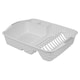 image 2 of Rattan Effect Dish Drainer with Tray | White | 1