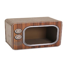 Living and Home Cat Scratcher Pet House Bed - TV Shape Design