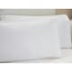 image 2 of Belledorm Cotton Percale Housewife Pillowcase Pair - White - One Size