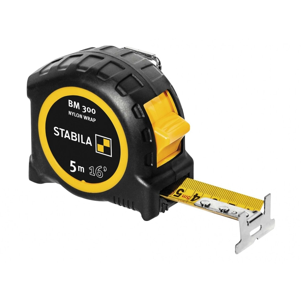 Stabila Bm 300 Robust Pocket Tape - Multi Colour - 5m/16ft (Width 27mm)