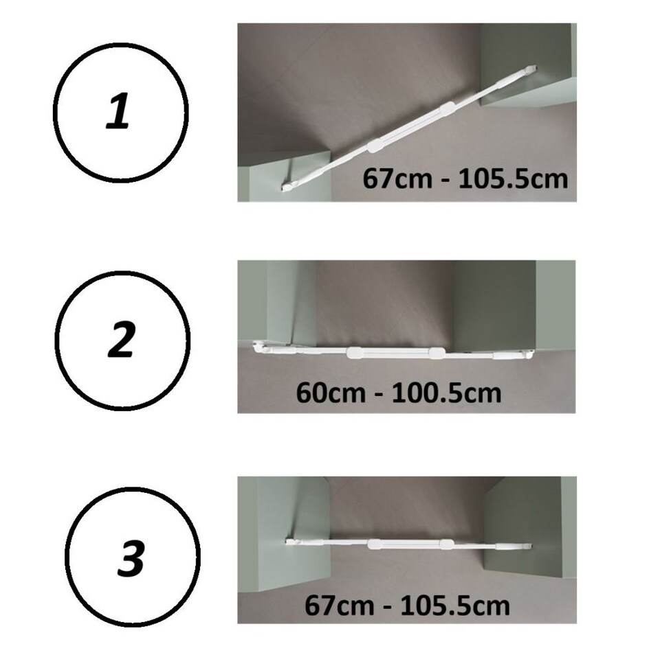 image 1 of Safetots Diagonal Fit Baby Gate, 67cm - 105.5cm, Black Metal, Multi Fit Stair Gate, Diagonal Fit Safety Gate