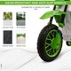 image 6 of HOMCOM 12V Kids Electric Motorbike Ride-On Motorcycle w/ Training Wheels - Green