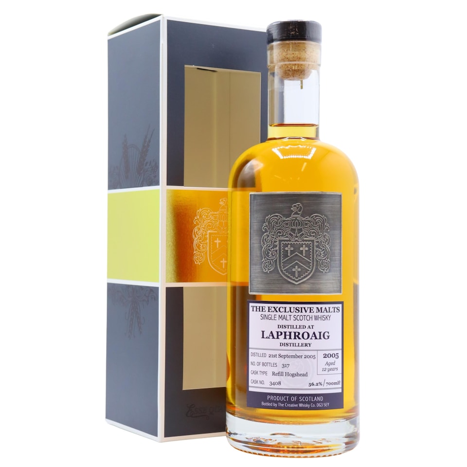 Laphroaig - The Exclusive Malts Single Cask No. 3408 2005 12 year old Whisky