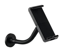 Durable TOUGH Anti-Theft Lock Goose Neck Tablet Holder Wall/Table Mount  | Black | Black