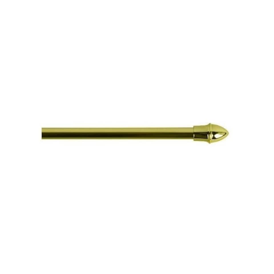 Brass Cafe Curtain Rod 55 - 85cm Gold | Gold