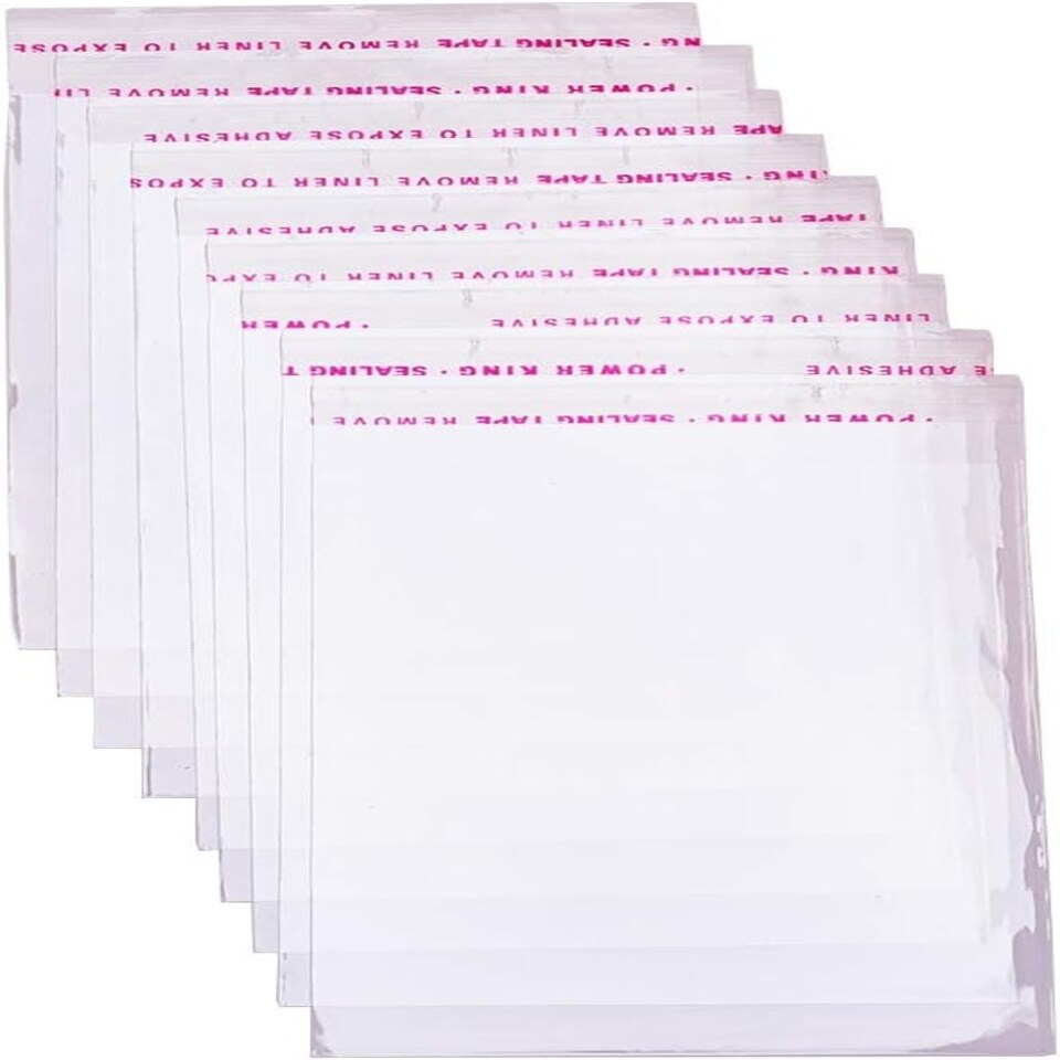 image 1 of Pack of 100 17x23cm OPP Bags