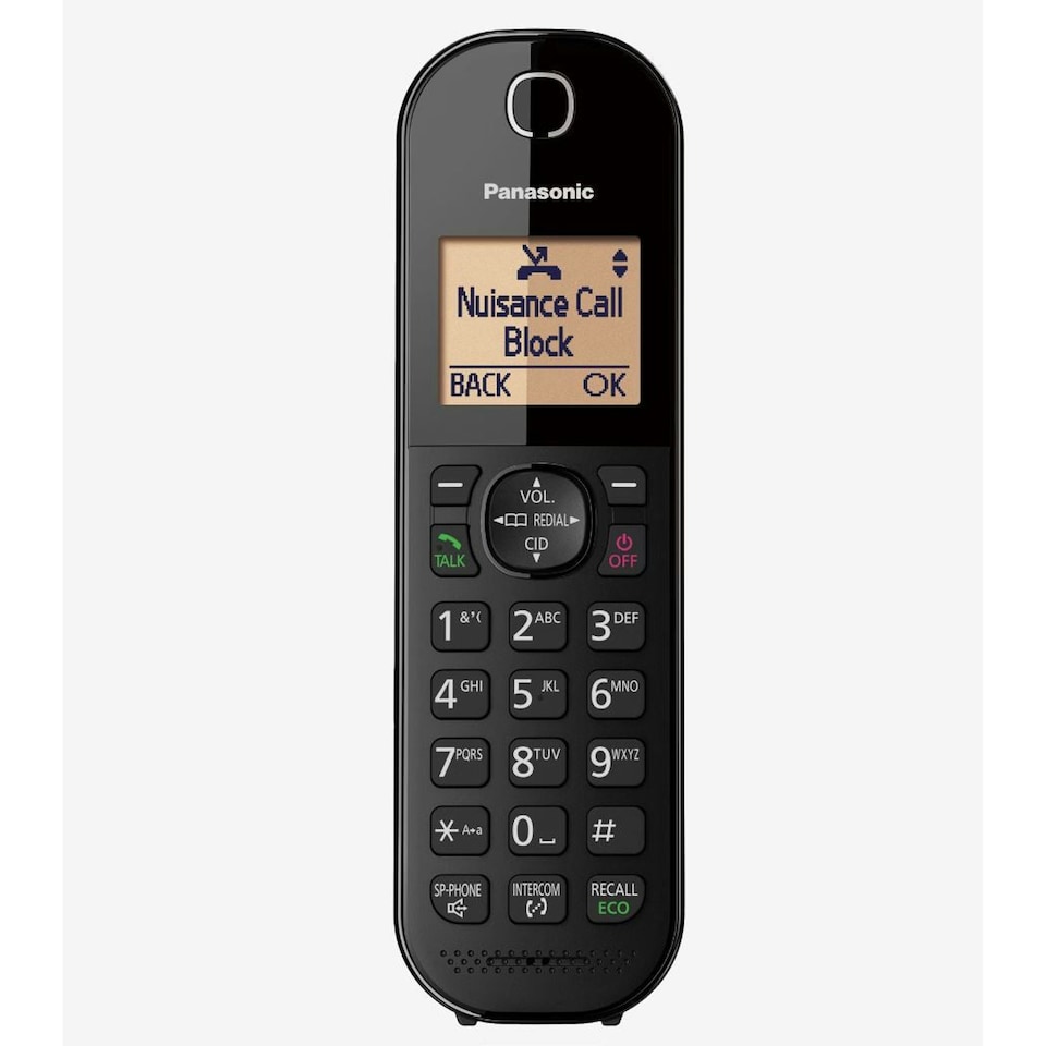 image 1 of Panasonic KX-TGC413EB Black Digital Cordless Phone With Triple Handsets