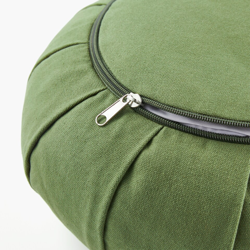 image 1 of Myga Zafu Yoga Meditation Cushion - Moss | Green