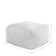 image 7 of icon Theo Beanbag Footstool Corduroy Charcoal Grey | Grey