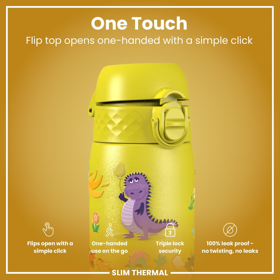 image 1 of Leak Proof Slim Water Bottle, Vacuum Insulated, 500ml (17oz)