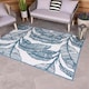 image 3 of Charles Bentley Teal Blue Weatherproof Outdoor Rug 160x230cm
