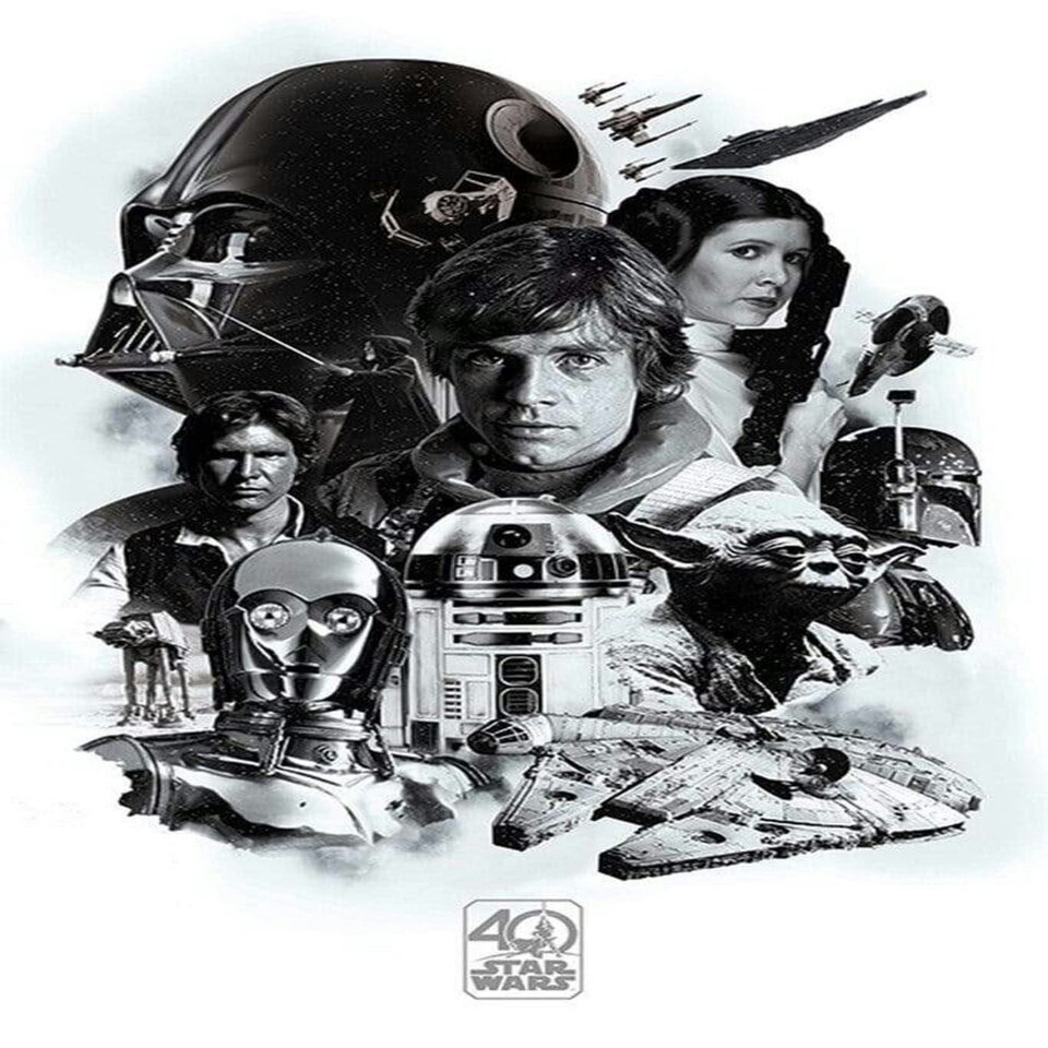 STAR WARS 40TH ANNIVERSARY (MONTAGE) MAXI POSTER - POSTER / PRINTS