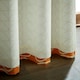 image 7 of Orla Kiely Linear Stem Curtains - Burnt Orange - 168x229cm