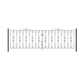 image 1 of Regent Scroll Double Driveway Gate - Solid Steel - Fits Gap of 3048 mm x 914 mm High - Electro Galvanised/Black Powder Coated | Black | 1