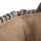 image 5 of Small Grey Rectangular Wicker Log Basket