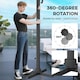 image 8 of Outsunny 3m Cantilever Parasol Solar Lights Power Bank Base 360° Spin Dark Grey