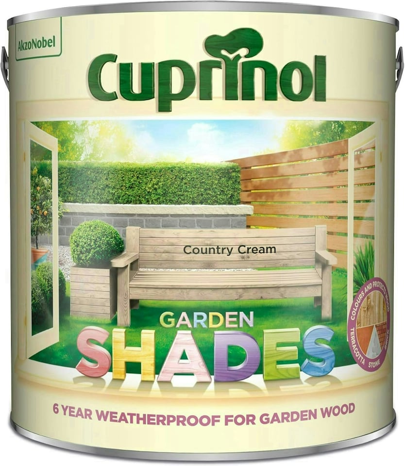 image 1 of Cuprinol Garden Shades 2.5L Country Cream