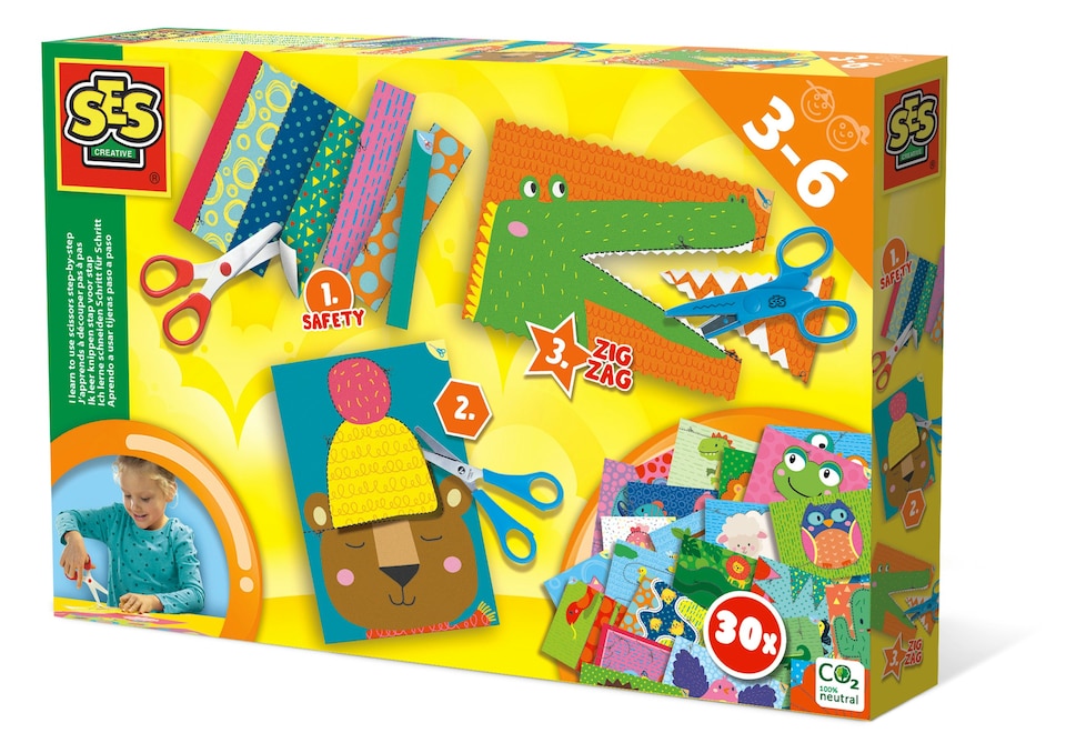 image 1 of SES Creative I Learn To Use Scissors Step-by-Step