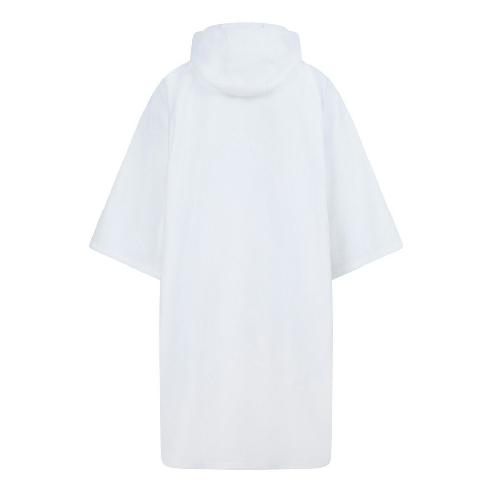 image 1 of Towel City Unisex Adult Poncho - White - One Size