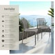 image 2 of Garden chairs Alcudia - durable, stackable and weather-resistant | Grey | anthracite | One Size | 2