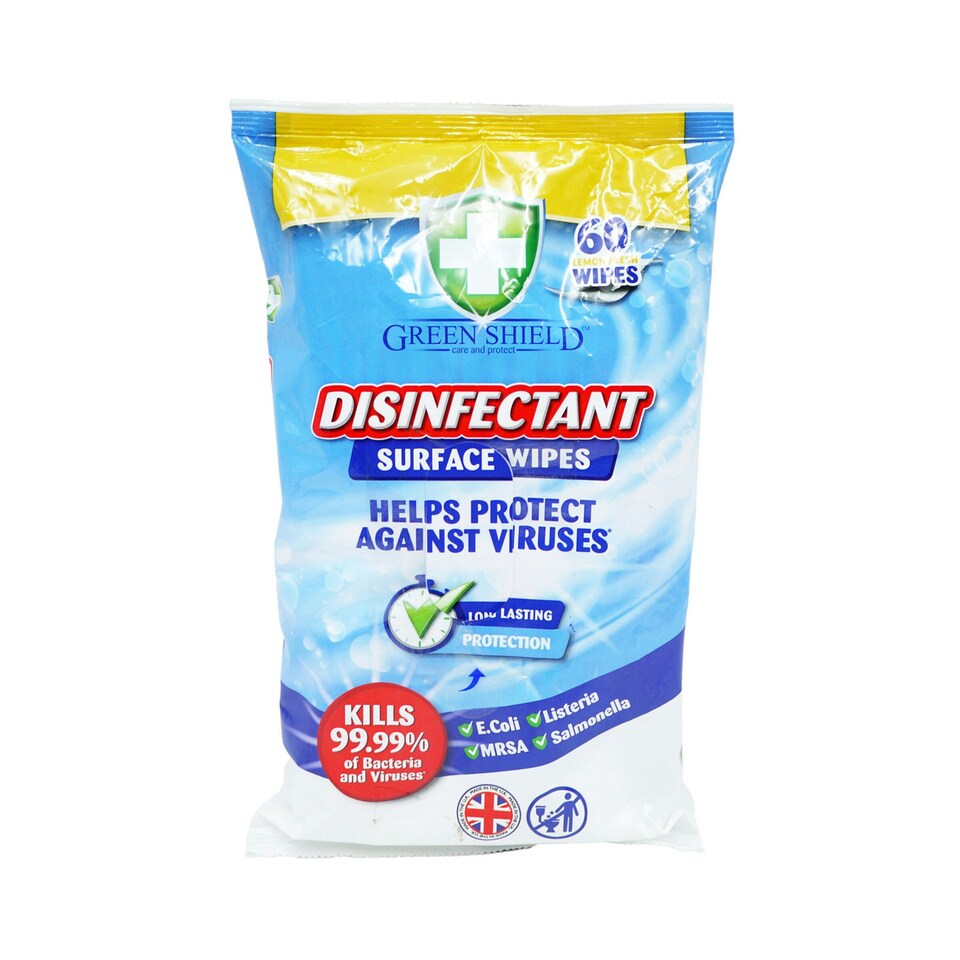 Greenshield Wipe Disinfectant Sf Lemon