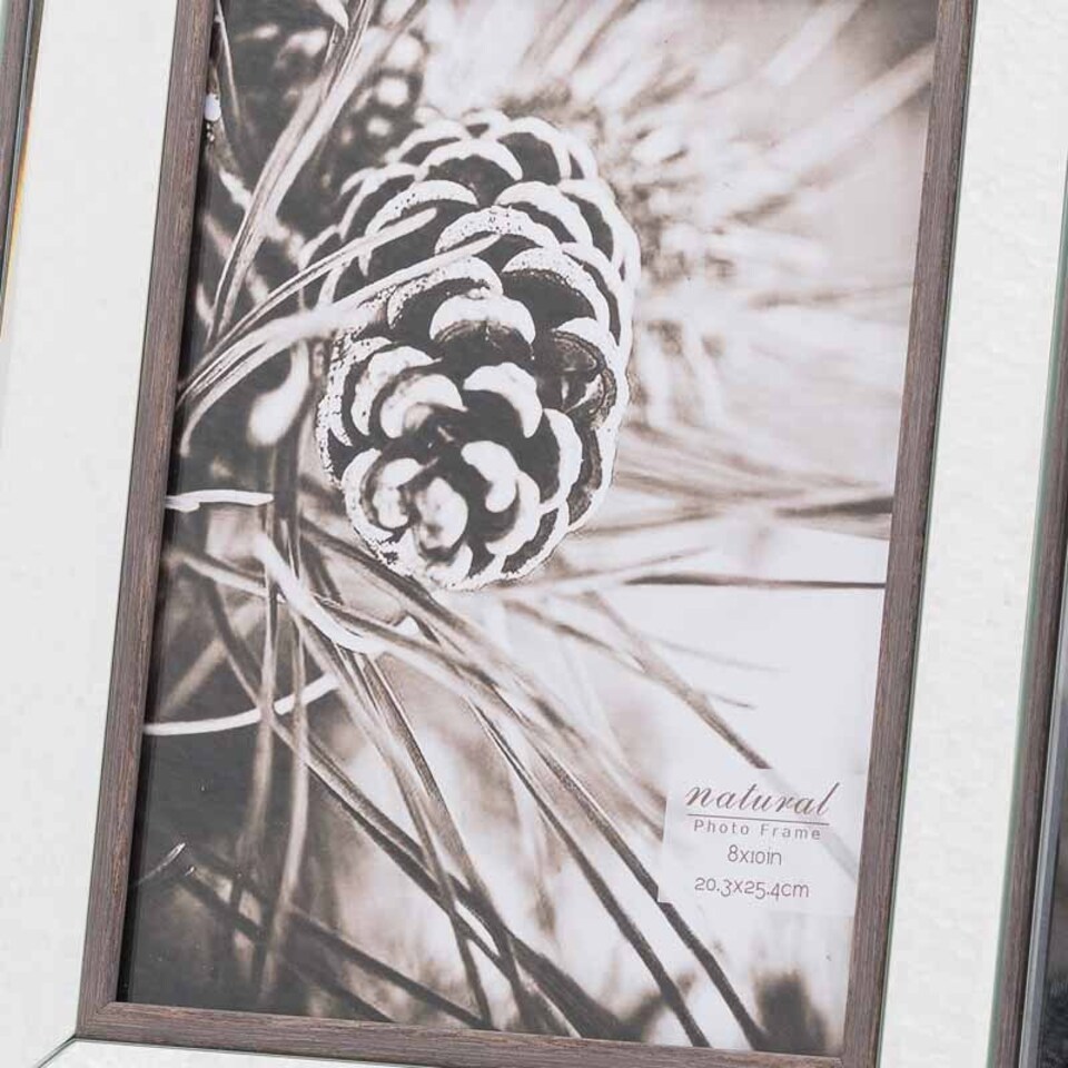 image 1 of Tristan Mirror 8X10 Frame - Glass/Wood - L2 x W34 x H39 cm - Brown Brown